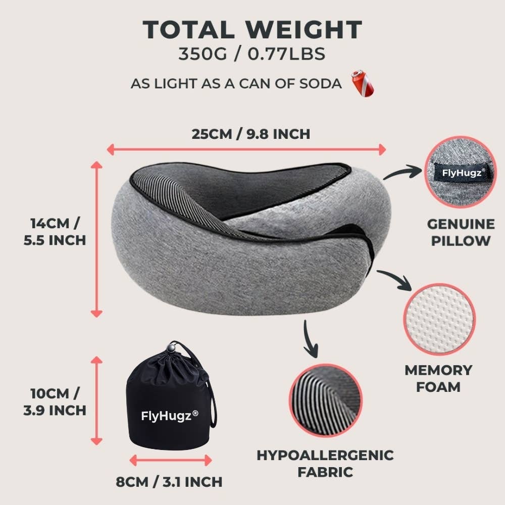 The Original FlyHugz® Travel Pillow