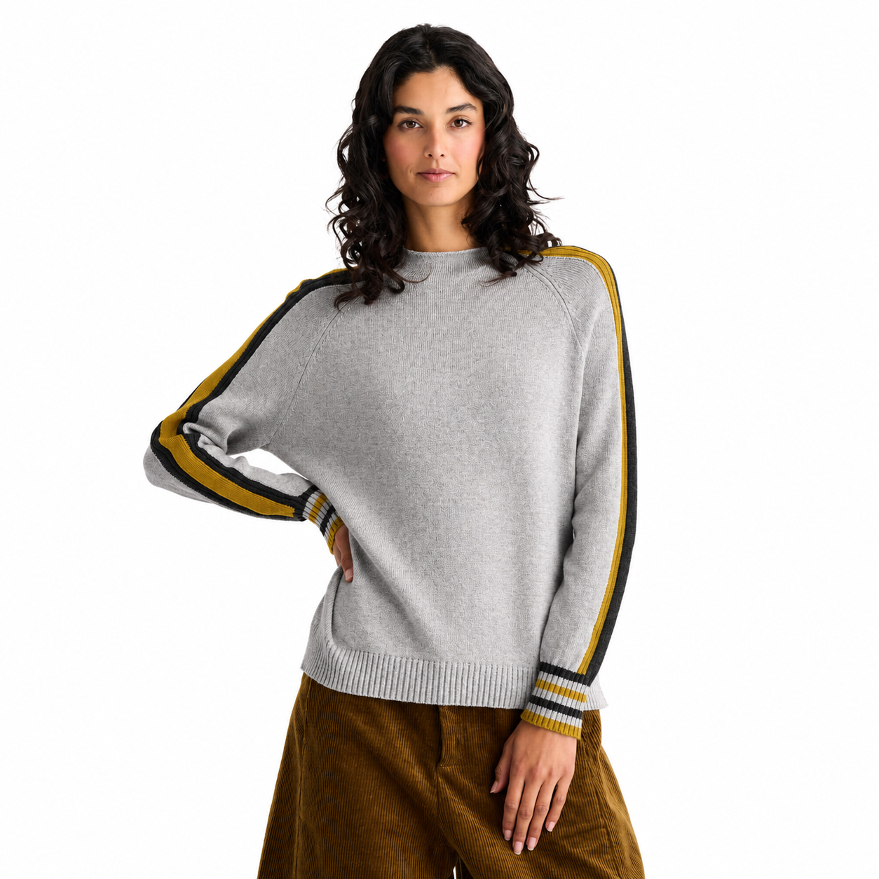 Zaket & Plover Two-Way Funnel Neck Sweater