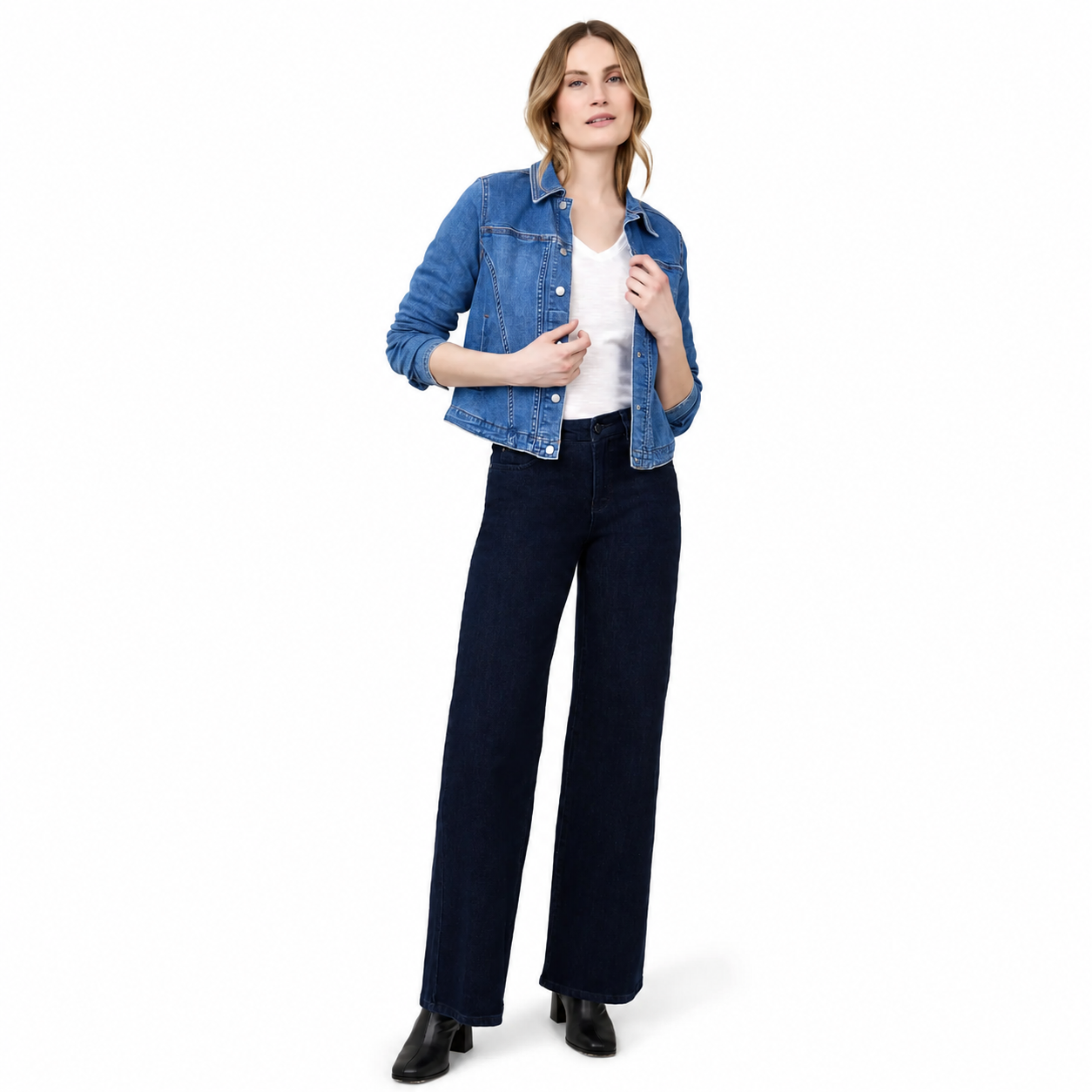 FDJ Olivia Wide Leg Denim