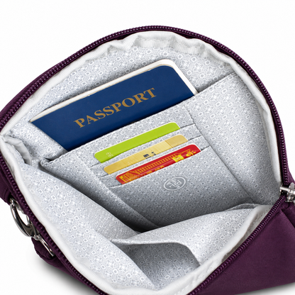 Travelon Runways Anti-Theft Asymmetric Crossbody Bag