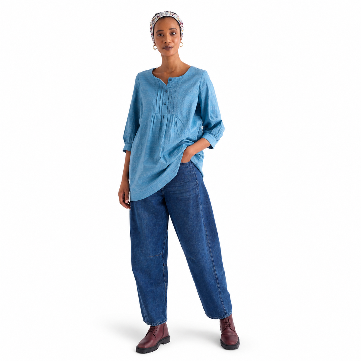 Seasalt Cornwall Lerryn Printed A-Line Tunic