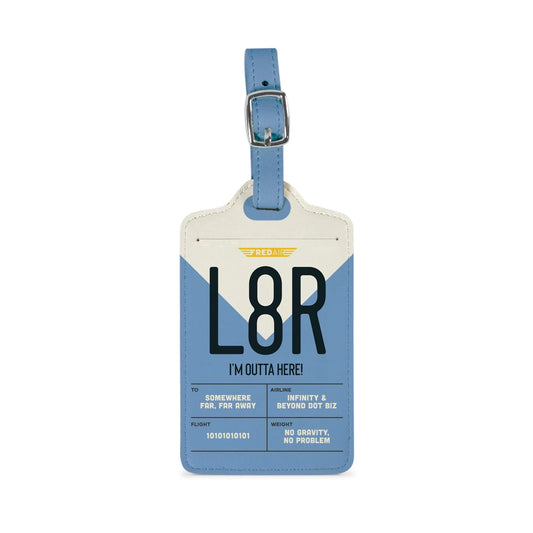 Wanderware Luggage Tag: L8R, Style #5288551
