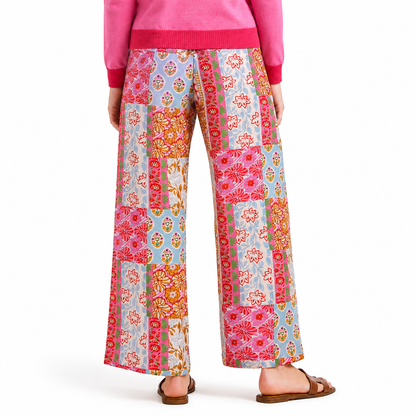 Zaket & Plover Citrus Bloom Print Pant