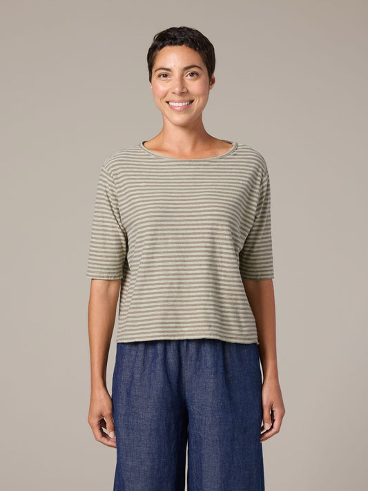 Cut Loose Elbow Sleeve Top