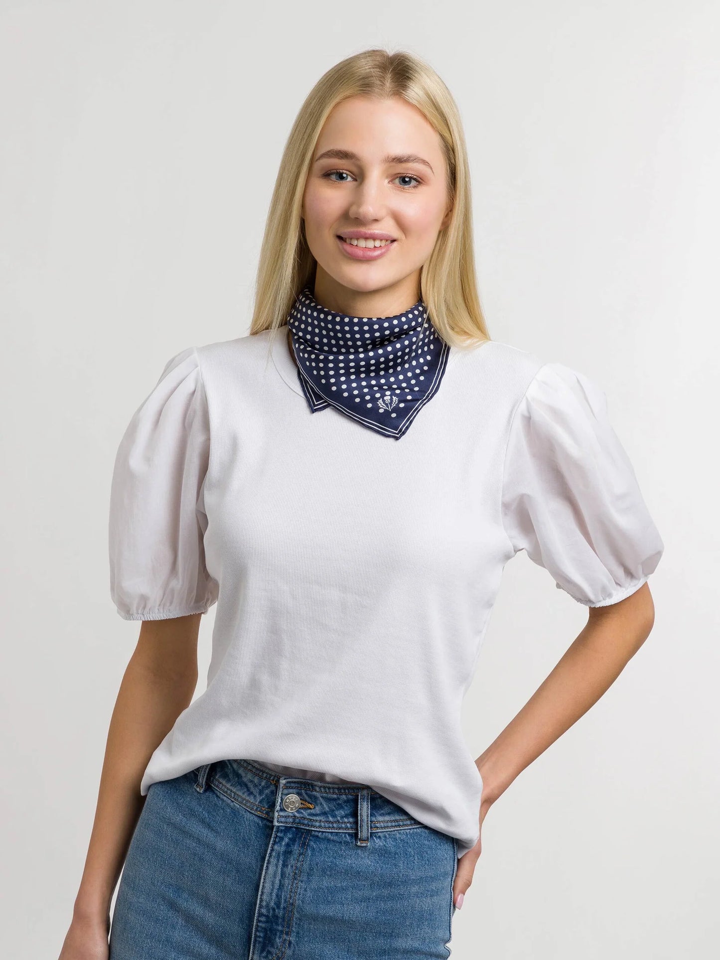 FRAAS Silk Polka Dot Neckie