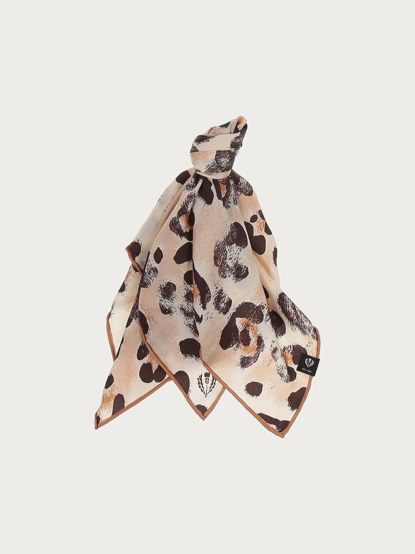 FRAAS Silk Animal Print Neckie