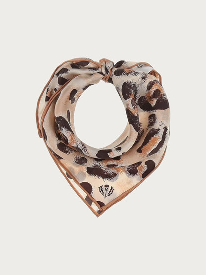 FRAAS Silk Animal Print Neckie