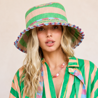 Lorna Murray Stripe Spritz Luxe Capri Hat
