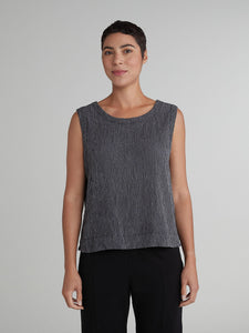 Cut Loose Crinkle Check Shell, Style #6125331