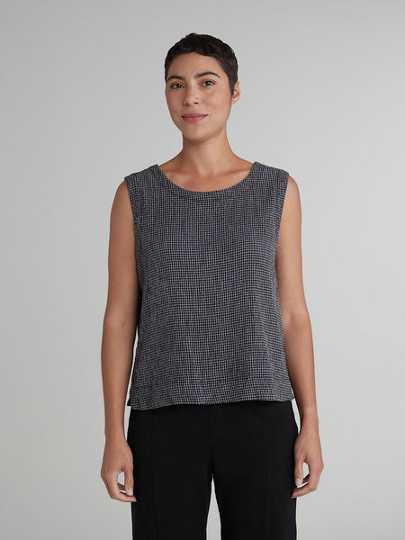 Cut Loose Crinkle Check Shell, Style #6125331