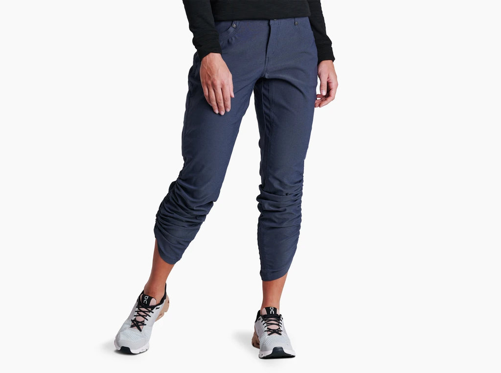 Kuhl Womens Trekr Pants Gray Outdoors Hiking Stretch Straight Leg Size 4  Reg 32