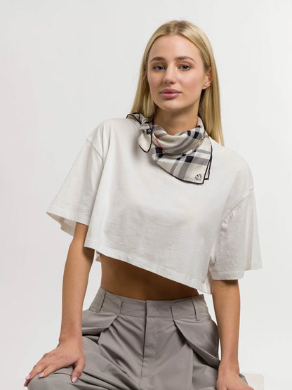 FRAAS Silk Plaid Neckie