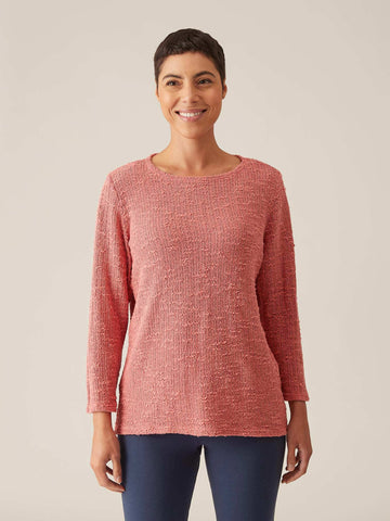 Cut Loose 3/4 Sleeve Boatneck Top, Style #6375060