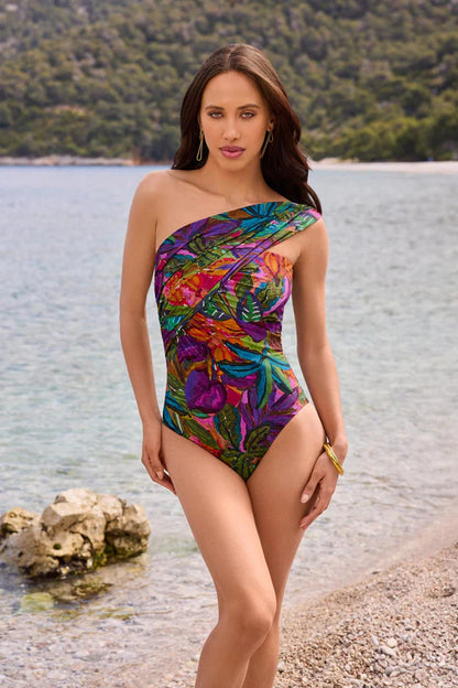 Magicsuit Goddess One Piece in Cactus Flower