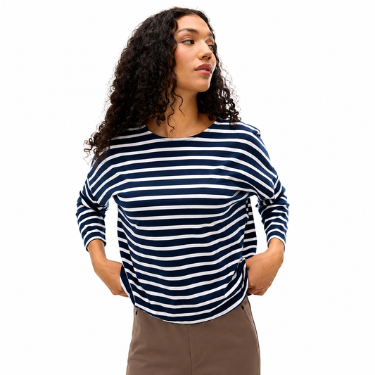 FIG NEWPORT 7/8 Sleeve Breton Top