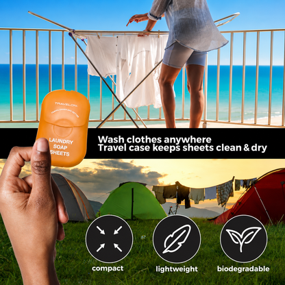 Travelon Laundry Soap Toiletry Sheets
