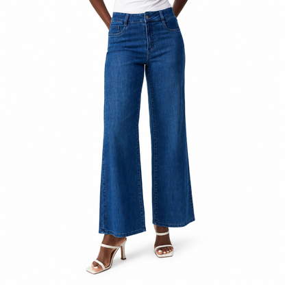 Joseph Ribkoff Mid-Rise Wide-Leg Jeans, Style #251968