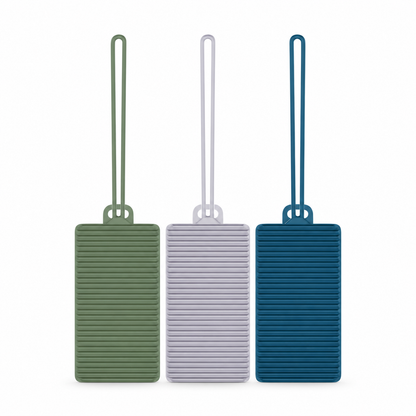 Travelon Set of 3 Silicone Privacy Luggage Tags