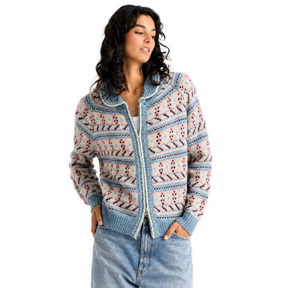 Zaket & Plover Fairisle Collared Jacket