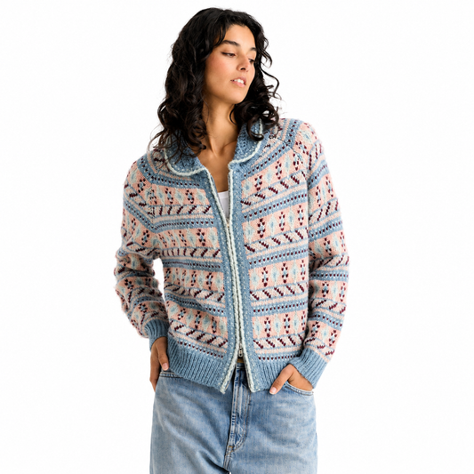 Zaket & Plover Fairisle Collared Jacket
