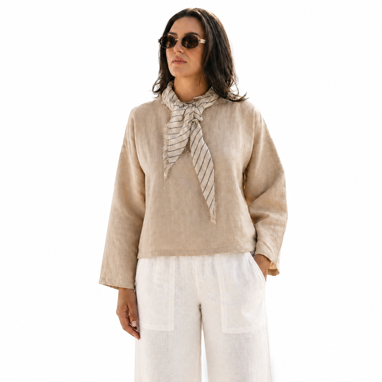 Nomi Designs Madison Linen Top