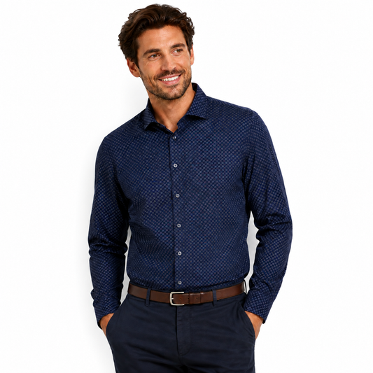 Soul of London Sport Shirt - Navy