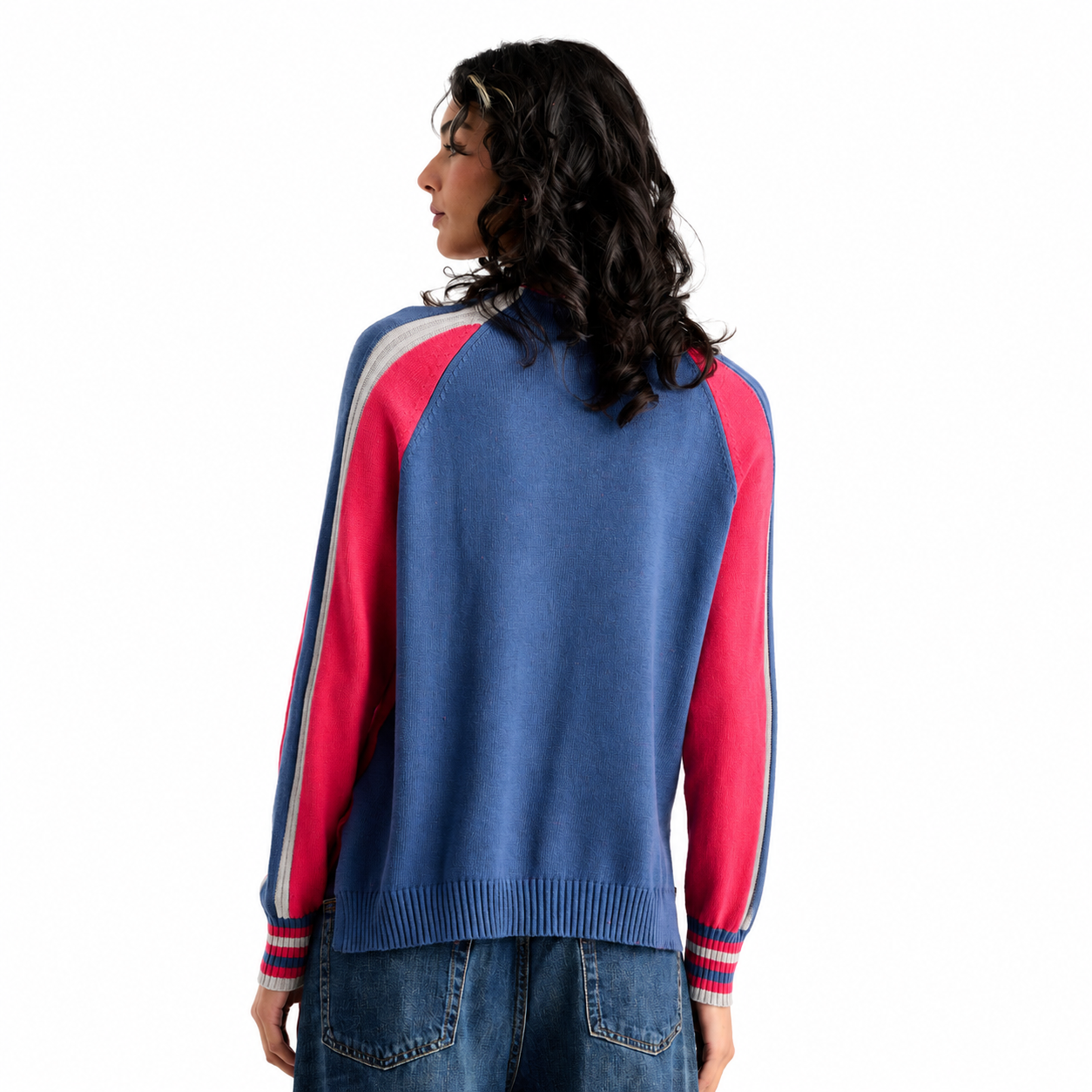 Zaket & Plover Two-Way Funnel Neck Sweater