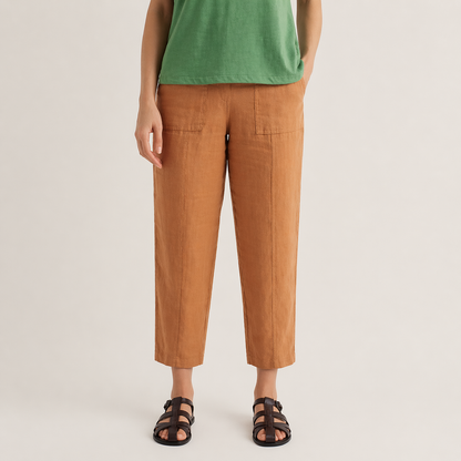 Seasalt Saltings Linen Cropped Trousers