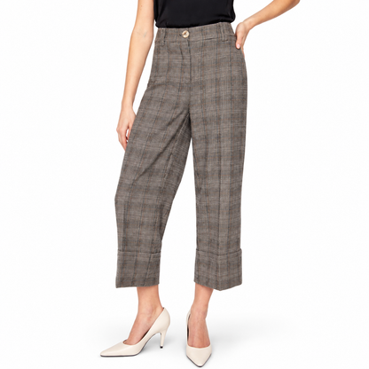 Renuar Brushed Check Pant
