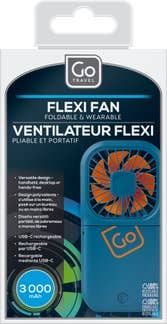 Flexi Fan - Foldable Handheld Fan with Emergency Power Bank