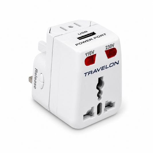 Travelon Worldwide Adapter and USB Charger