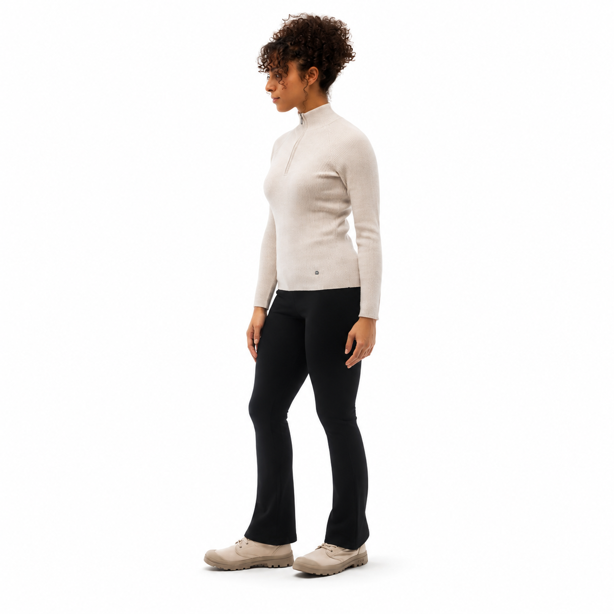 FIG ASTRA 1/2 Zip Fitted Sweater