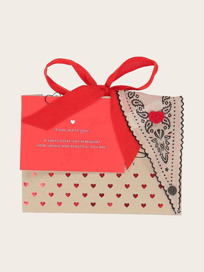 FRAAS Paisley Print Diamond Scarf Gift Set