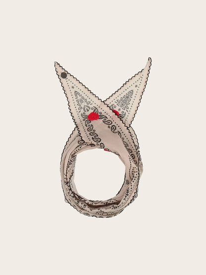 FRAAS Paisley Print Diamond Scarf