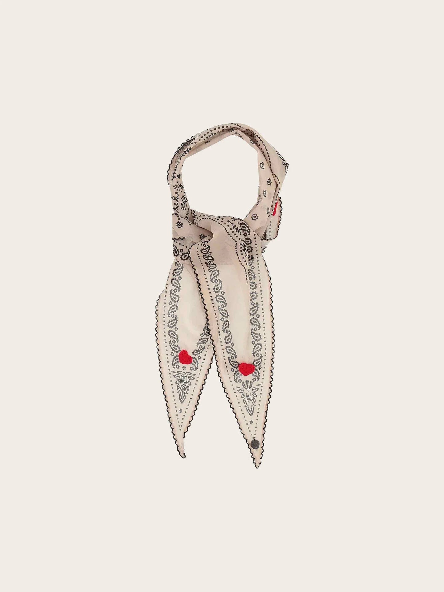 FRAAS Paisley Print Diamond Scarf Gift Set