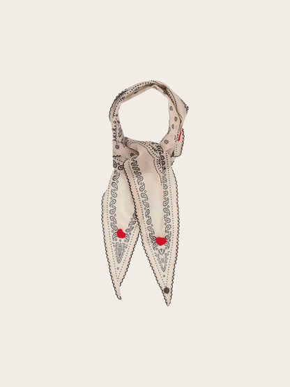 FRAAS Paisley Print Diamond Scarf Gift Set