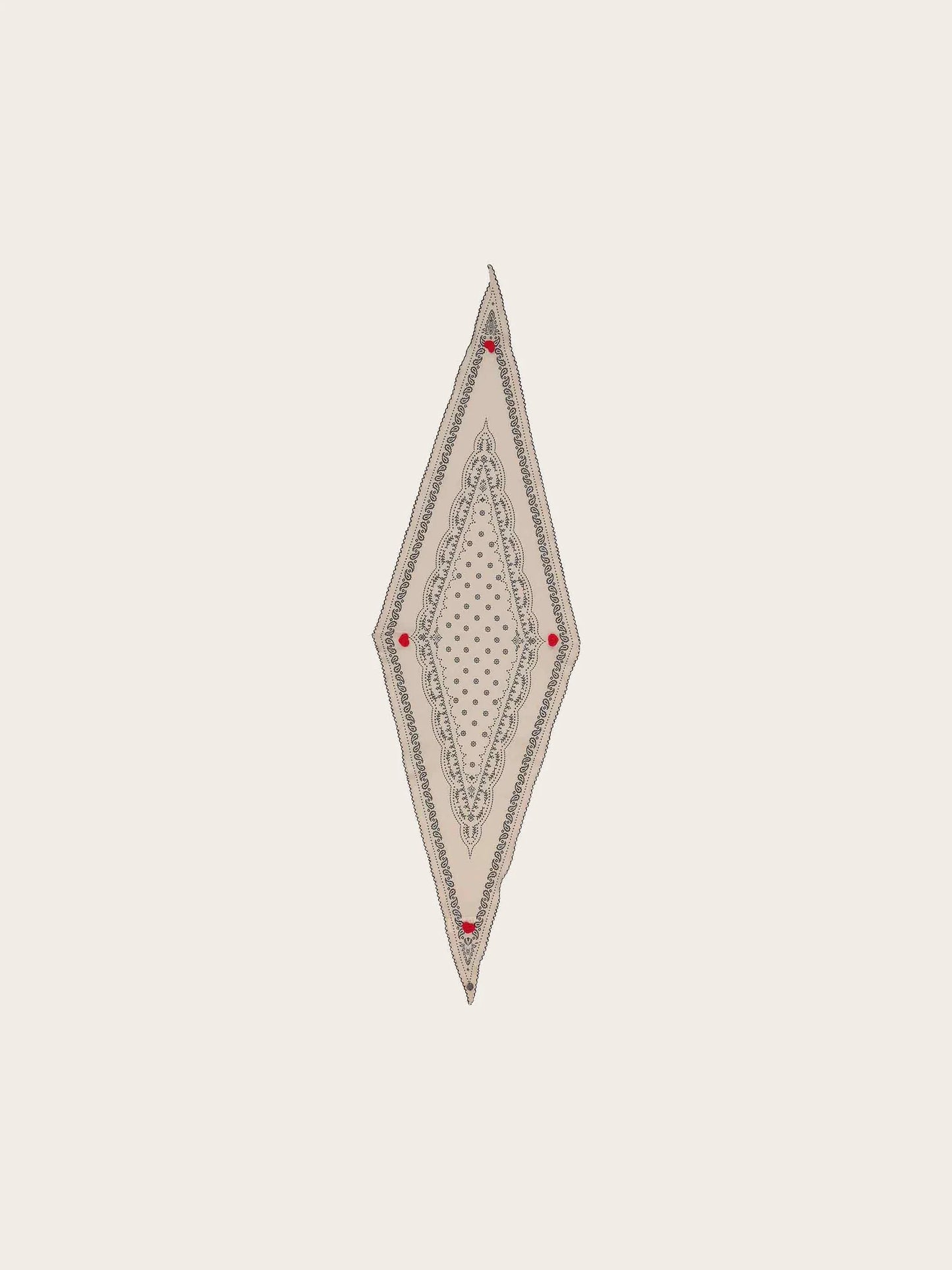 FRAAS Paisley Print Diamond Scarf Gift Set