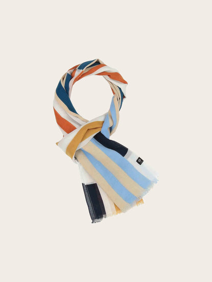 FRAAS Retro Cotton Striped Scarf
