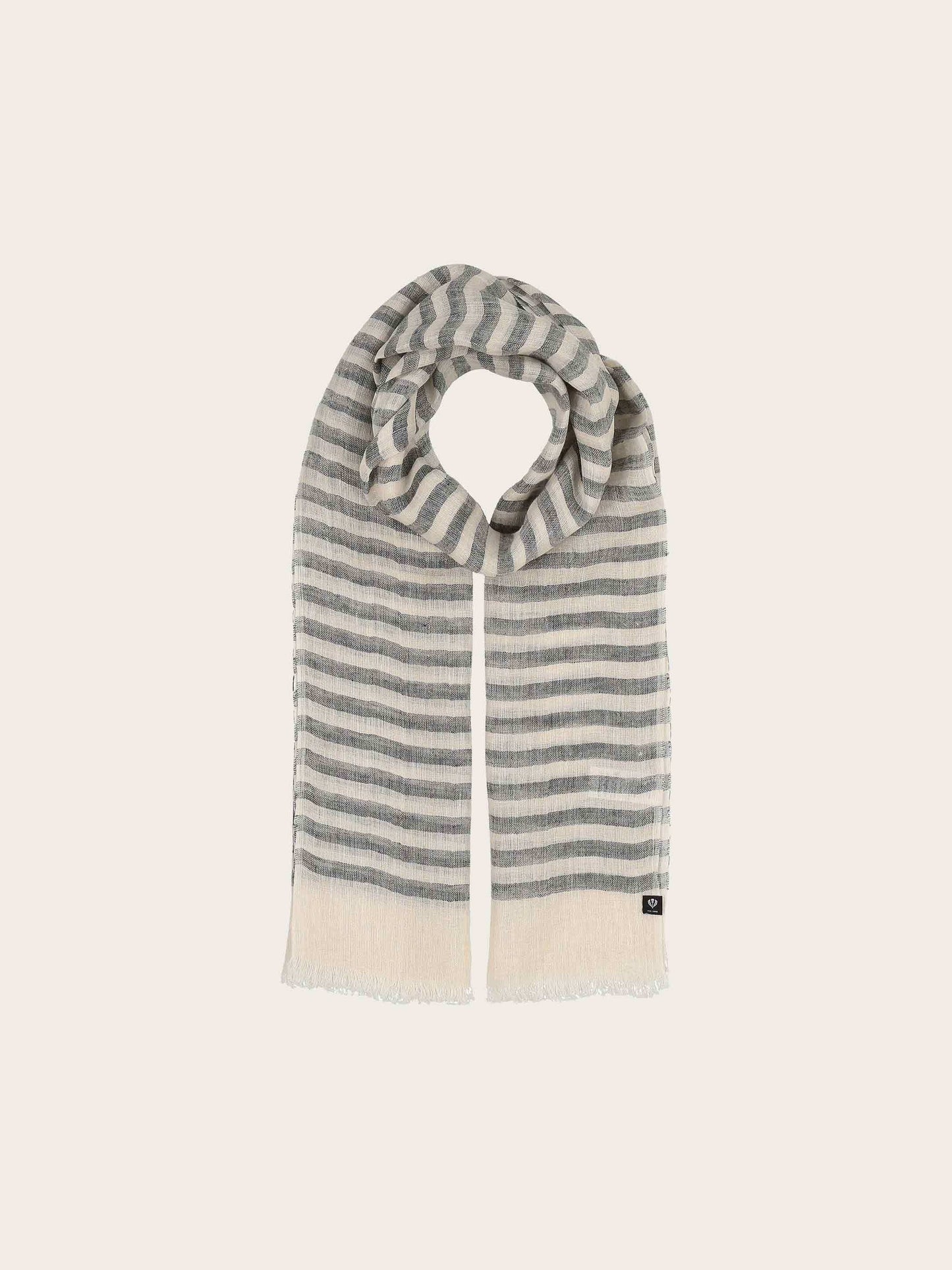 FRAAS Sea Striped Linen Scarf