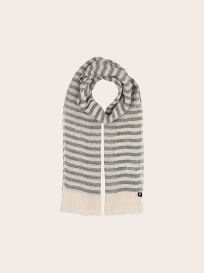 FRAAS Sea Striped Linen Scarf