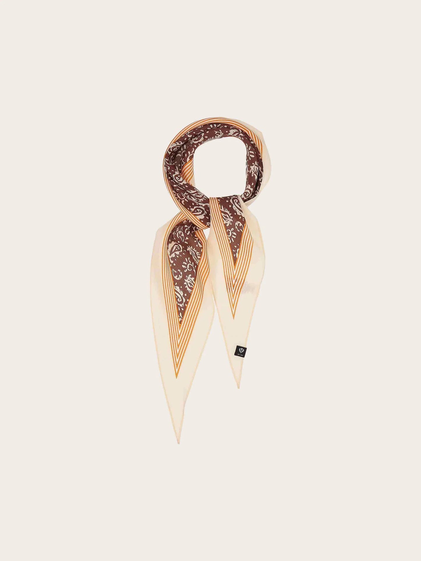 FRAAS Paisley Print Diamond Shaped Scarf