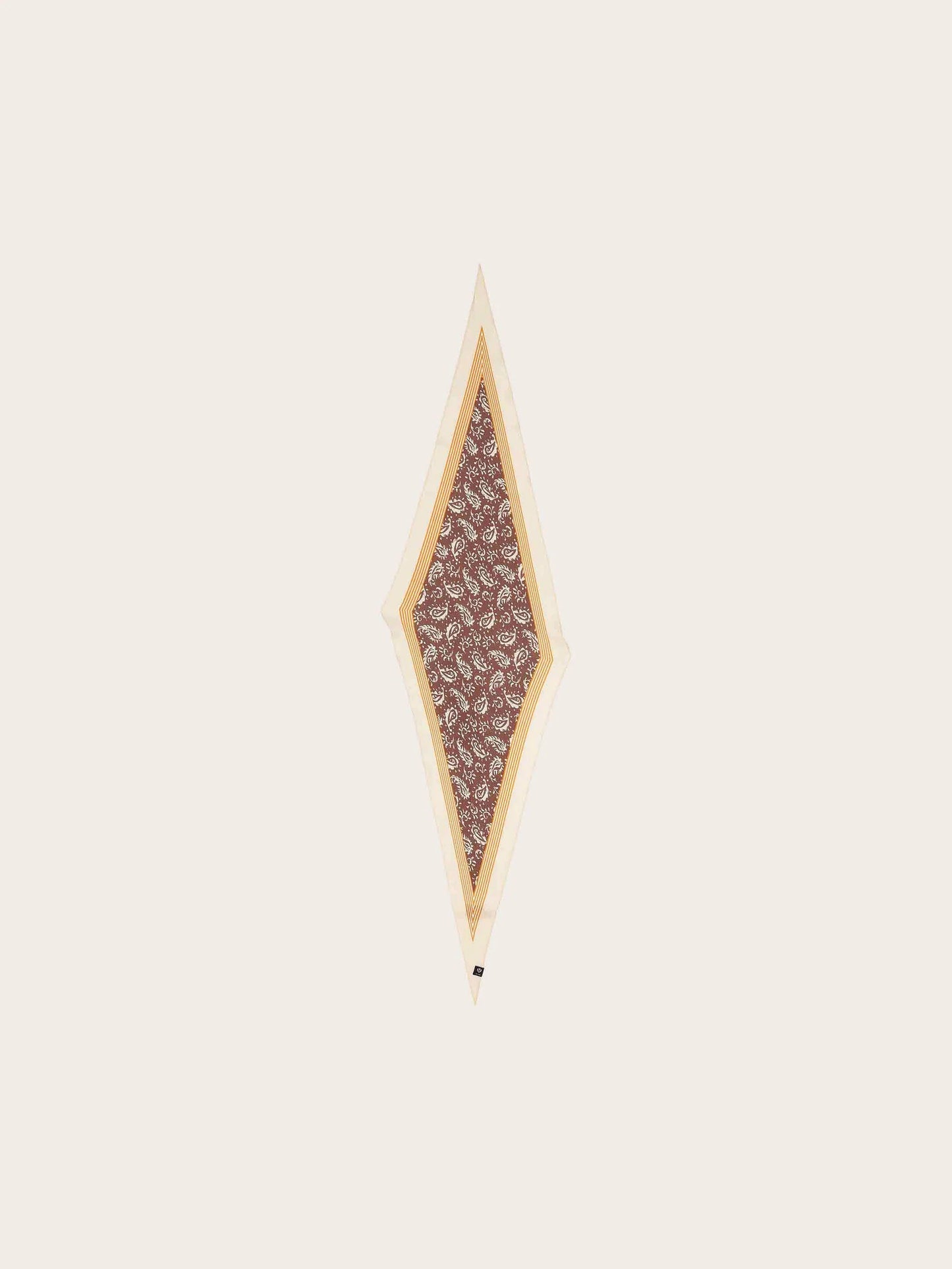 FRAAS Paisley Print Diamond Shaped Scarf