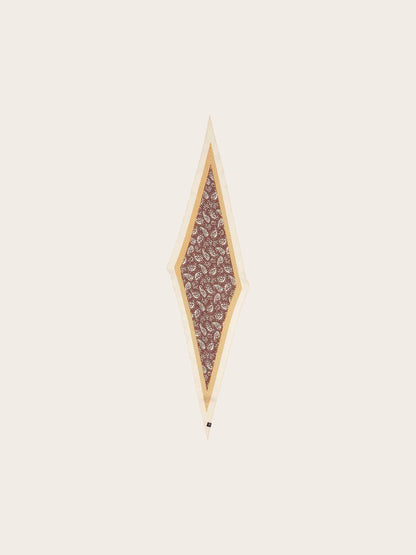 FRAAS Paisley Print Diamond Shaped Scarf
