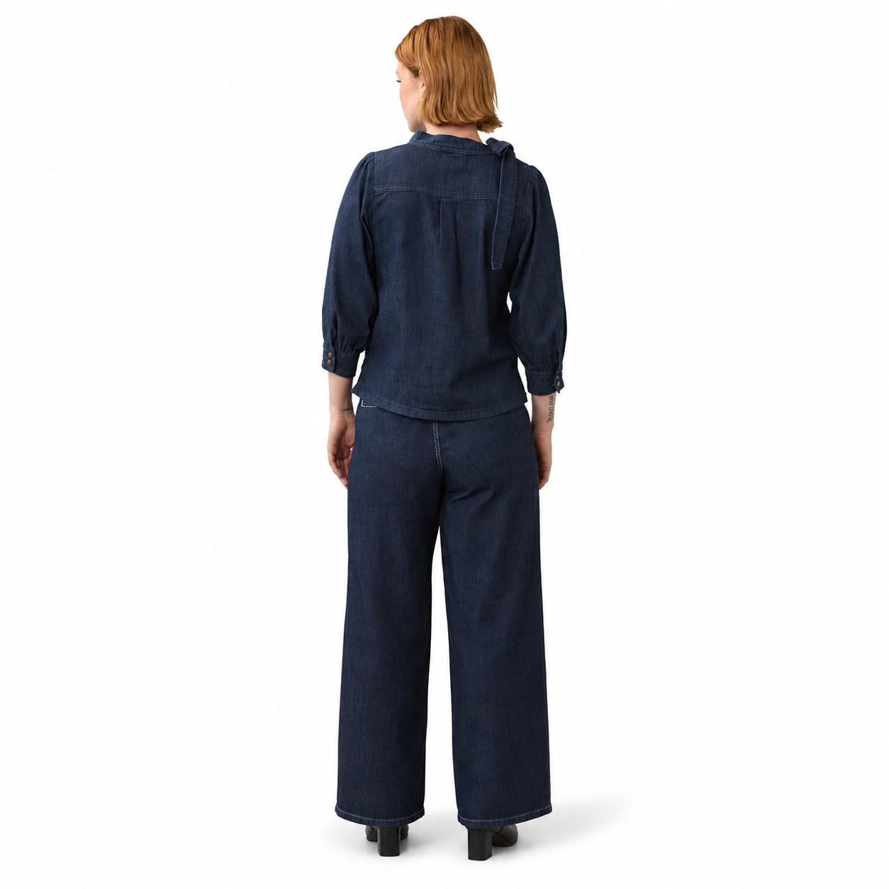 FDJ Bow Neck Popover Top