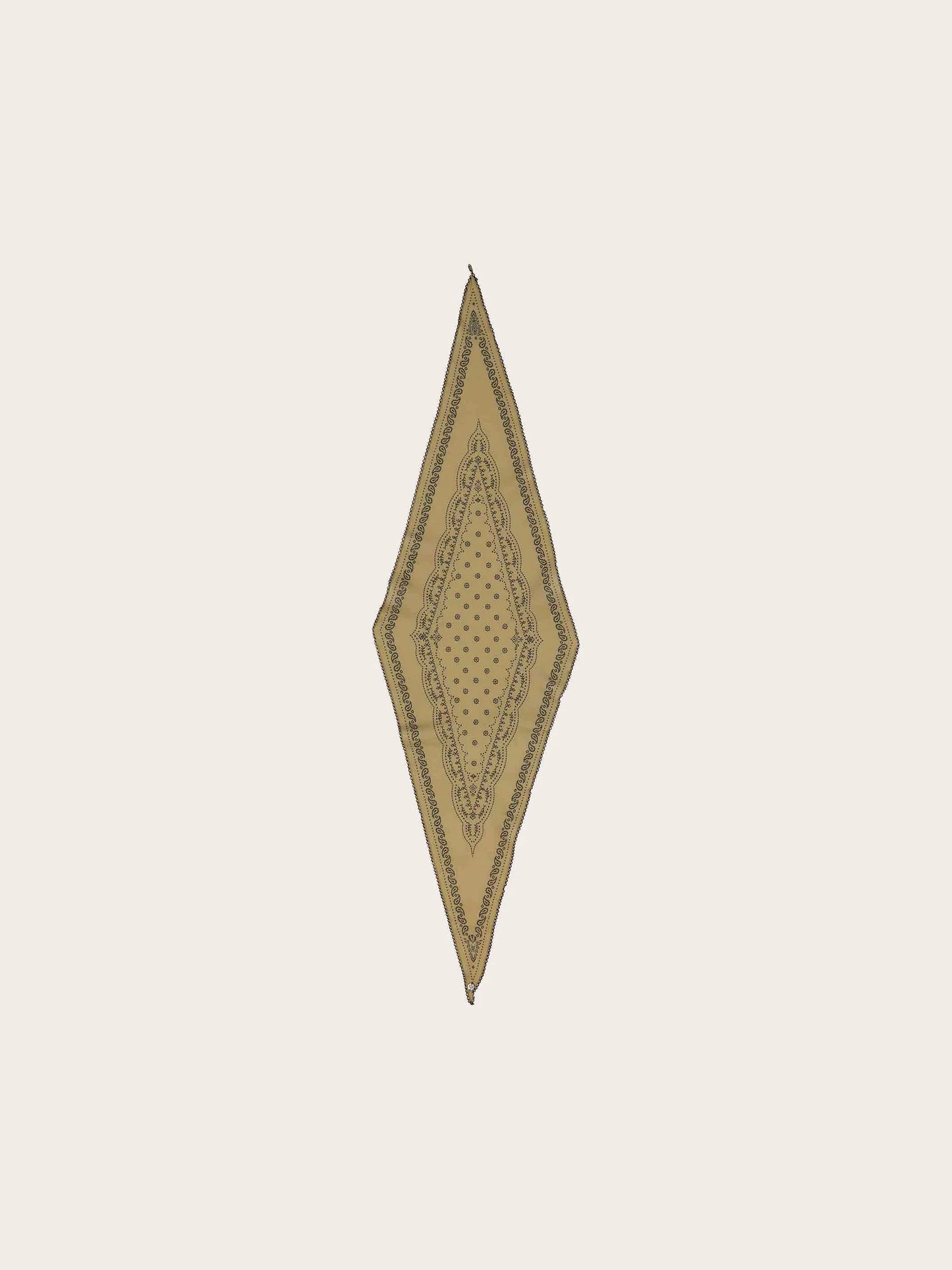 FRAAS Paisley Print Diamond Scarf