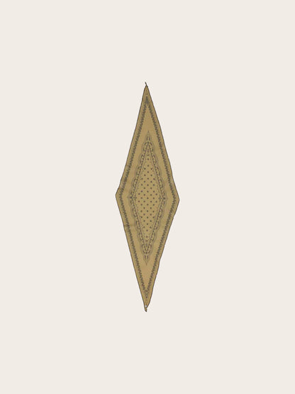 FRAAS Paisley Print Diamond Scarf