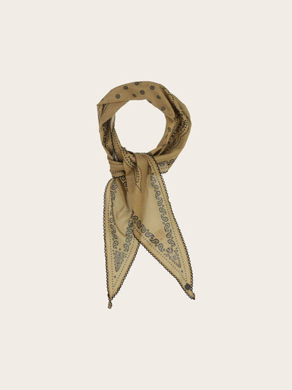 FRAAS Paisley Print Diamond Scarf