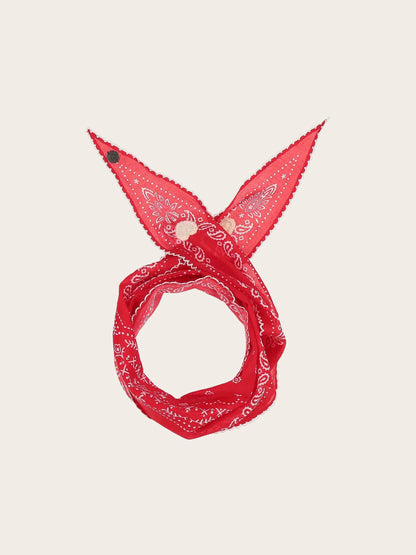 FRAAS Paisley Print Diamond Scarf Gift Set