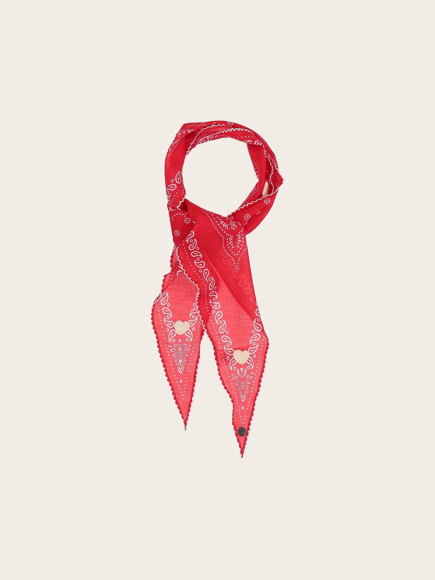 FRAAS Paisley Print Diamond Scarf Gift Set