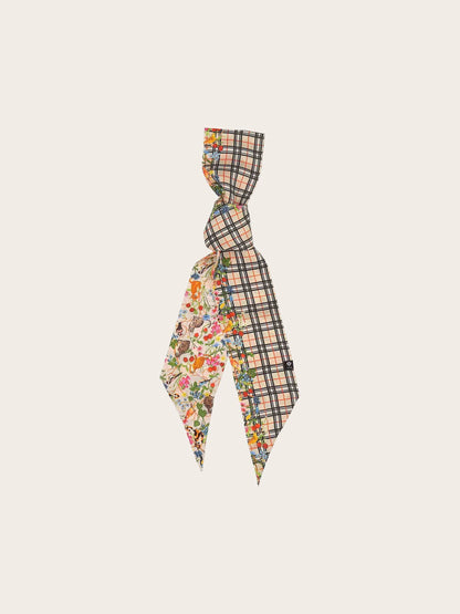 FRAAS Silk Plaid Check / Animal Print Twilly